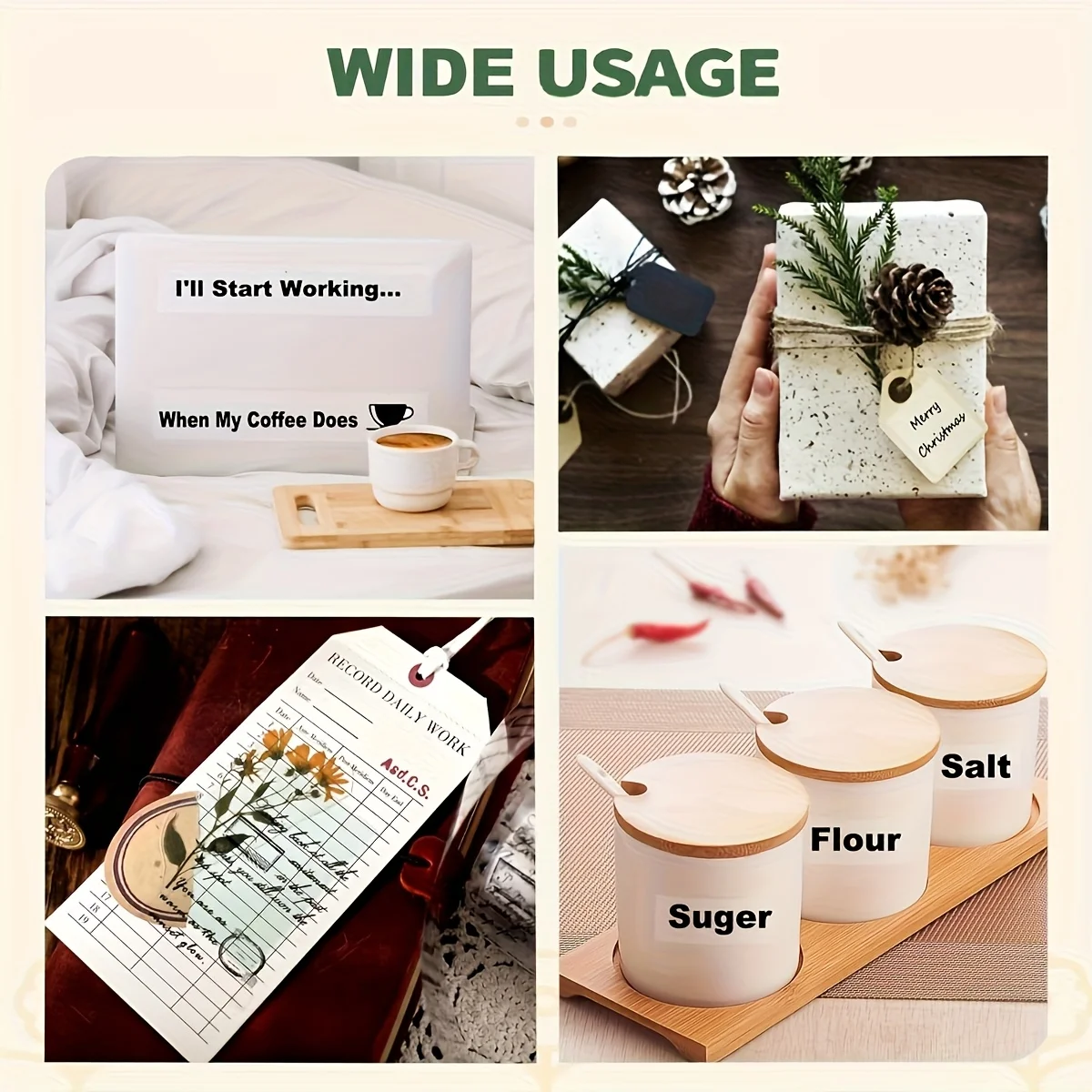 لفات ورق حراري شفافة ذاتية اللصق مقاس 53 مم، متوافقة مع معظم الطابعات الصغيرة التي يمكنك صنعها بنفسك للتعلم والاستخدام المكتبي هدية عيد الميلاد