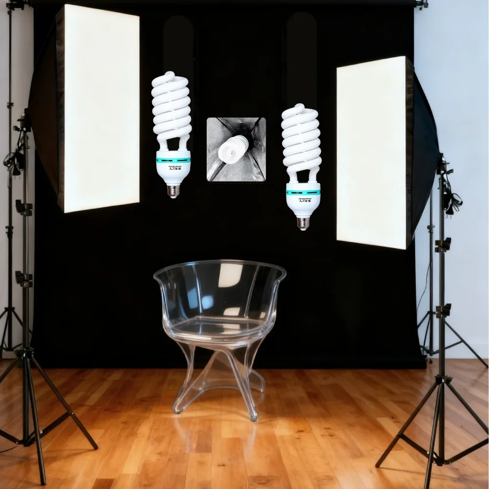 Zestaw Softbox do Fotografii 50x70cm z Żarówkami E27