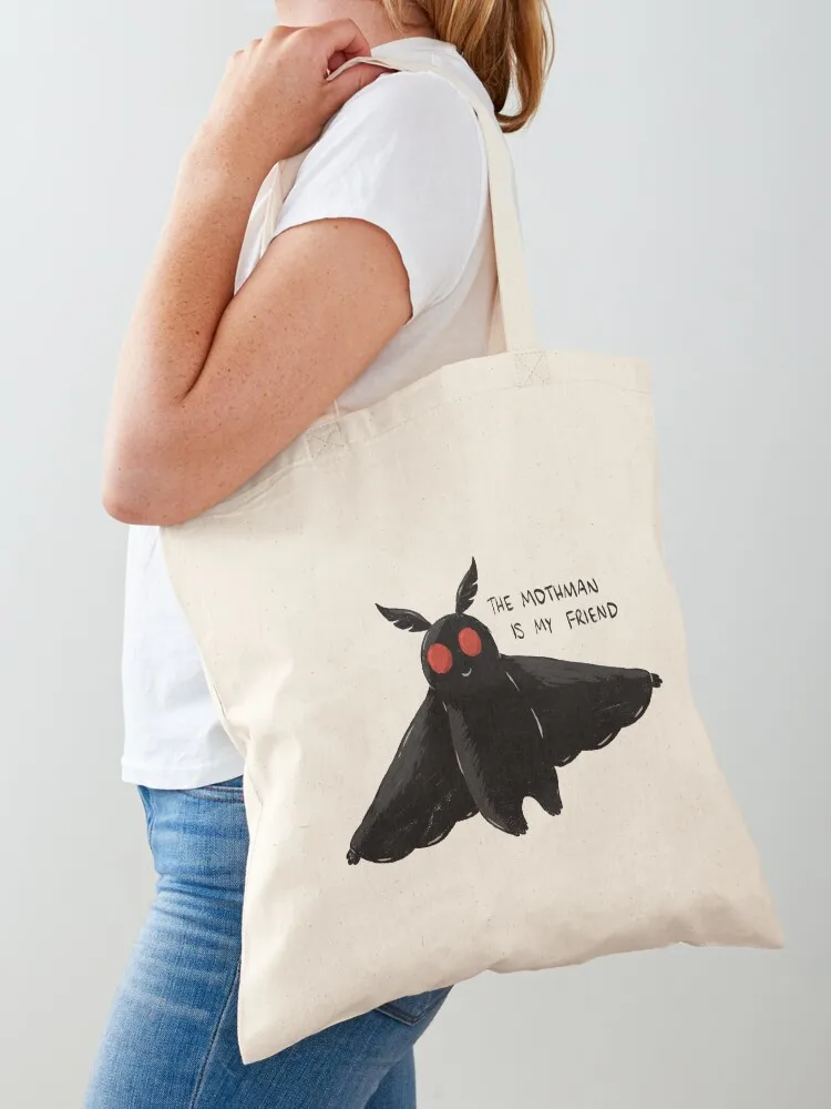 

Mothman is My Friend Tote Bag bag luxury women Shopper custom tote bag reusable shopping