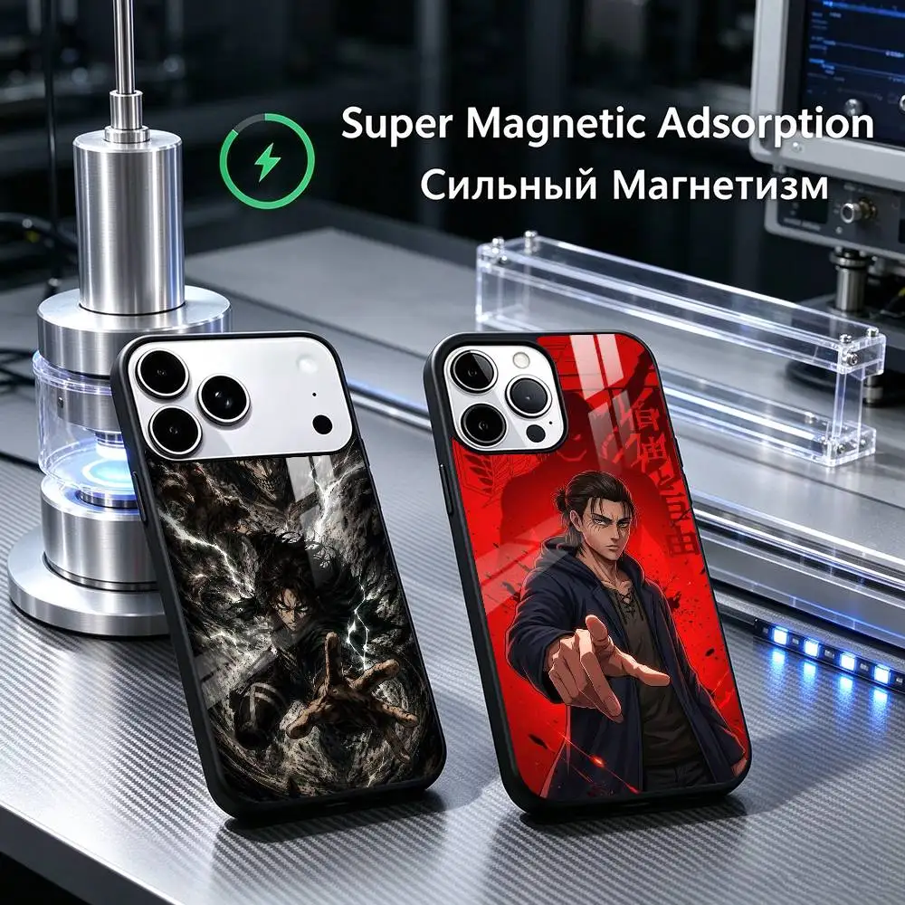 capa-de-telemovel-com-o-tema-«ataque-dos-titas»-eren-yeager-para-iphone-18-17-16-15-14-13-12-11-plus-pro-compativel-com-carregamento-sem-fios-por-inducao