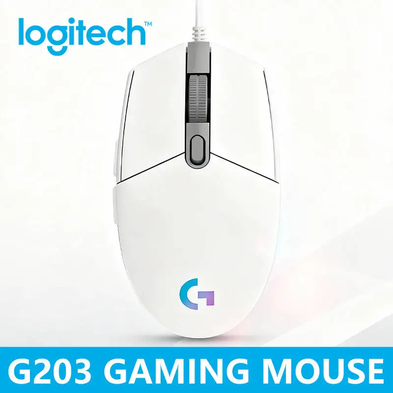 

Logitech G203 Wired Mouse - Adjustable RGB Effects, 6 Programmable Buttons, Precise Tracking for RTS/MMO Games MX Anywhere 3S