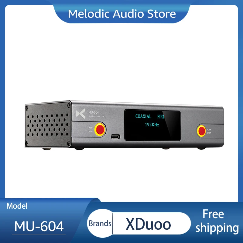 xDuoo MU-604 DAC Dual ES9018K2M MU604 Mini Hifi Decoder XU208 USB Chip Support SWITCH High Performance DAC