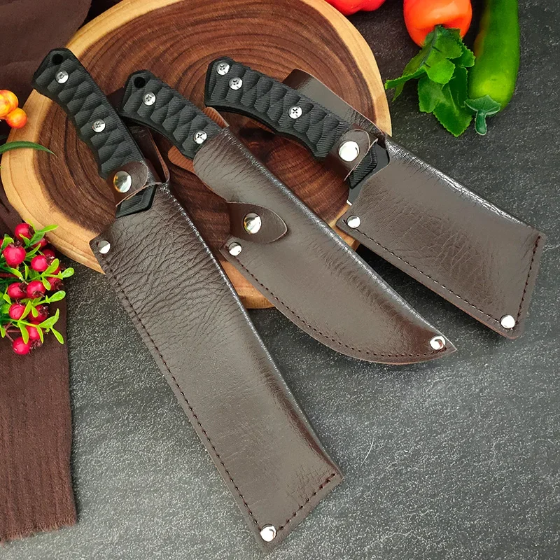 Handmade Forged Meat Knife Professional Kitchen Boning Cleaver Meat Cooking Knife Fruit Vegetables Slicing Butcher Knife