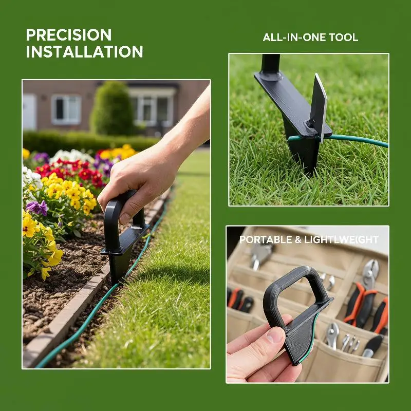 

Boundary Wire Laying Tool Peg Stake For Robot Mower Installation Automatic Lawn Mower Wire Puller Tools