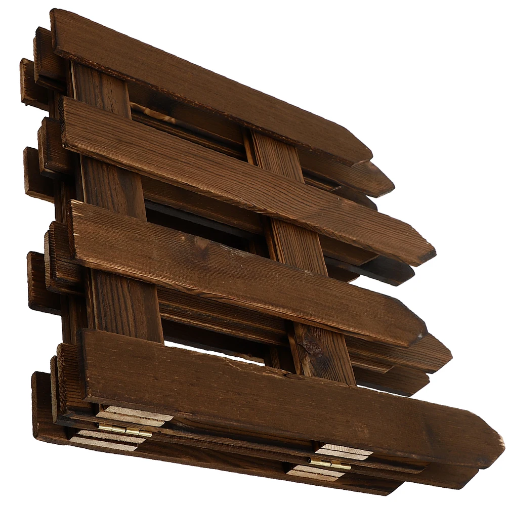 

Wooden Fence Garden Edging Border Outdoor Landscape Yard Partition Fencing For Backyard Patio Lawn Landscaping Kit