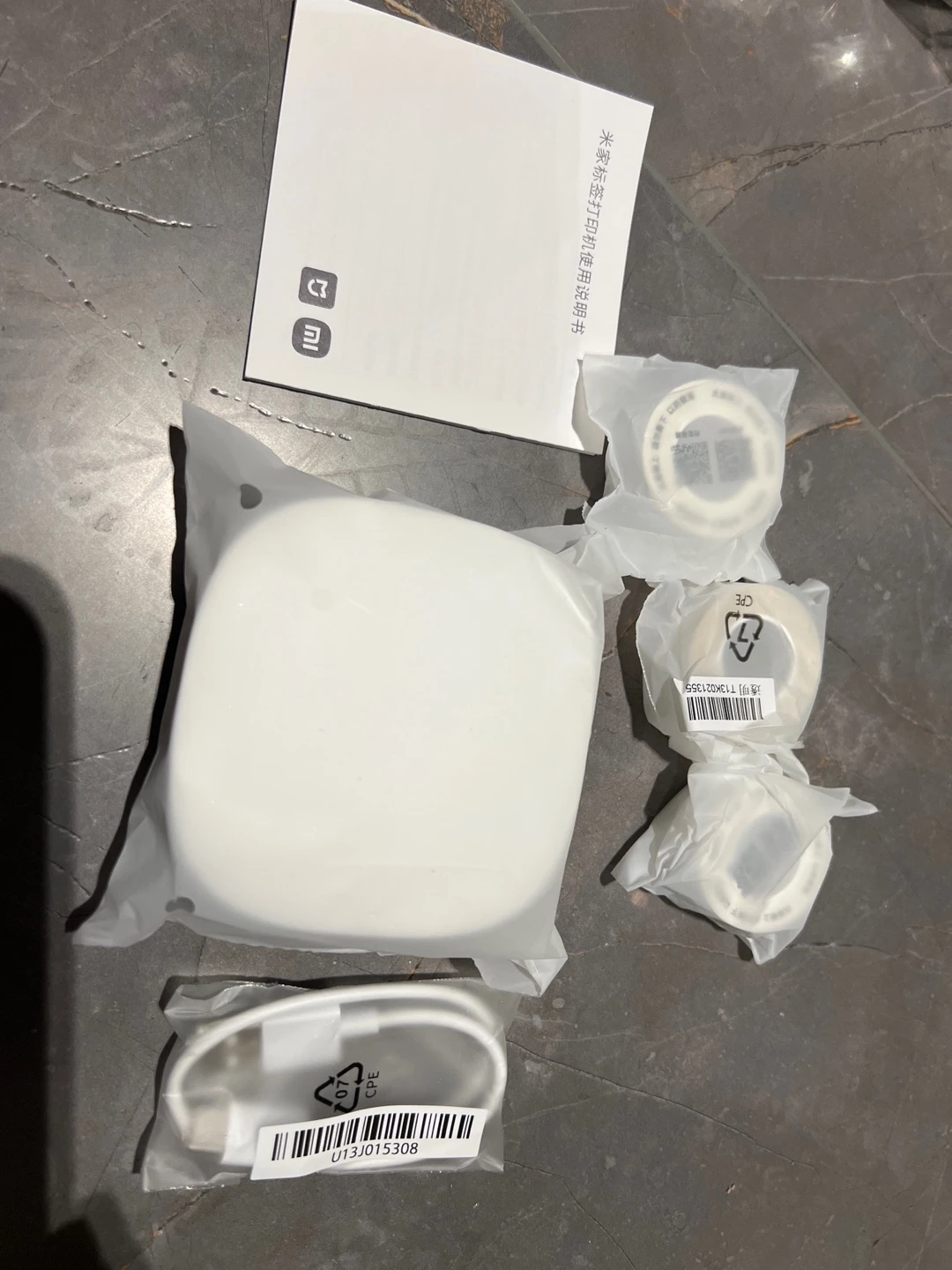 Xiaomi-Mijia Máquina Inteligente Label Maker, Mini Bolso Impressora Térmica, Sem fio, Tudo em um, DIY, Data, Adesivo para Mihome App