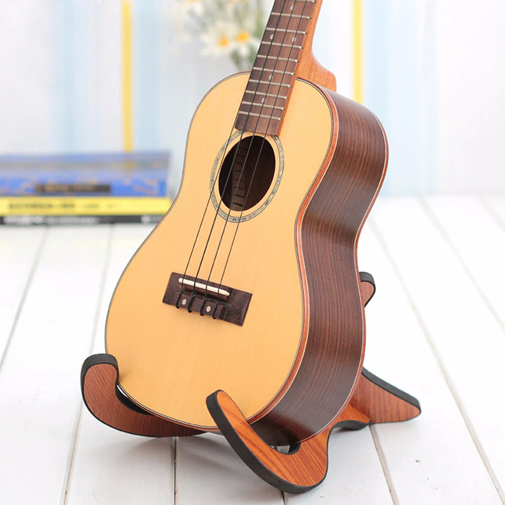 

Portable Folding Wooden Ukulele Stand Detachable X Shape Stand for 21 23 26 Inches Ukulele Violin and Mandolin