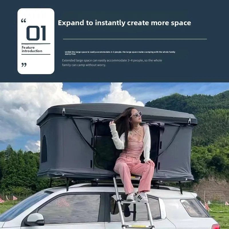 Helicopter tent double free build fast drive car equipment mobile bedroom outdoor camping camping equipment