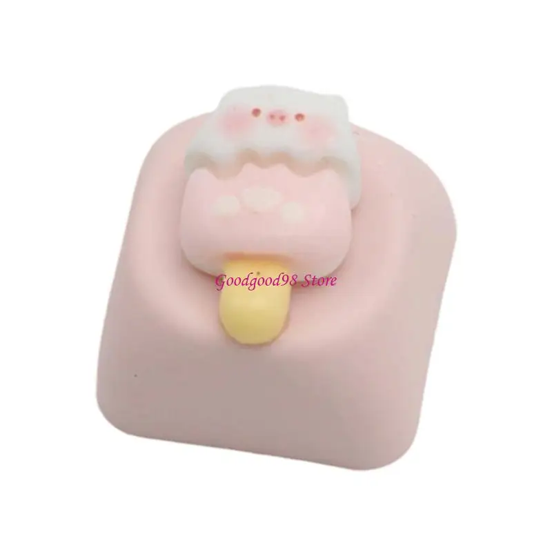 مفاتيح مفاتيح نمط الخنازير الفريدة لمفاتيح لوحة المفاتيح الميكانيكية راتنج مفتاح الراتنج يعزز جماليات ومتانة W8ec