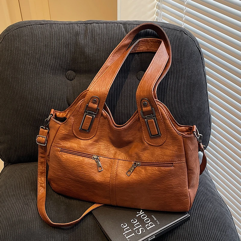 

Fashionable and popular handbags, commuting large capacity simple casual handbags, and crossbody bags