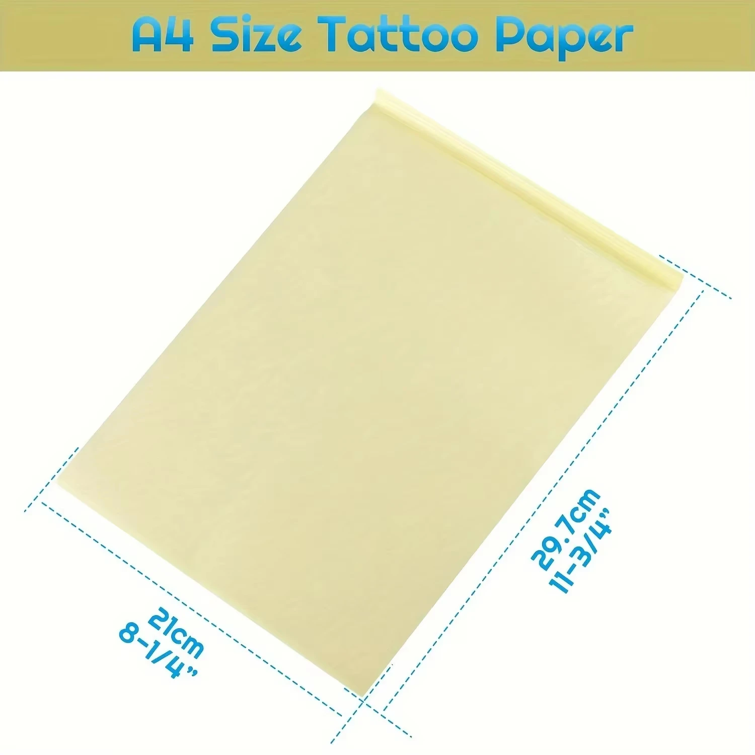 Tattoo Transfer Paper Stencil Transfer Paper for Tattooing A4 Size Stencil Carbon Copier Stencil Carbon 4 Layers Thermal Paper