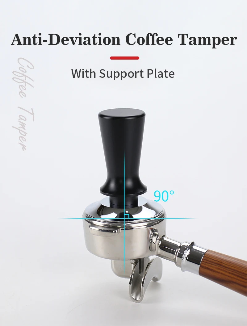 57mm 57,5mm Kaffee Tamper Konstante Druck Quellen Kalibriert Stampfen Für Lelit Anna Anita Werkzeuge Flache Basis Espresso zubehör – Detail 5