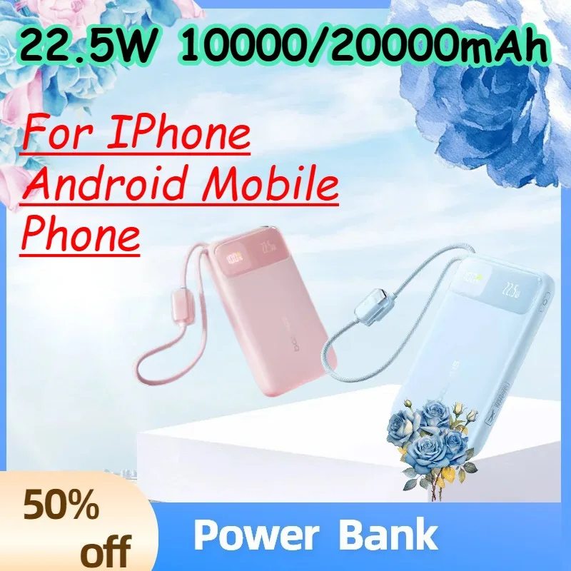 

(CCC)22.5W 10000/20000mAh Fast Charging Power Bank for IPhone Android Mobile Phone Large Capacity and Long Battery Life