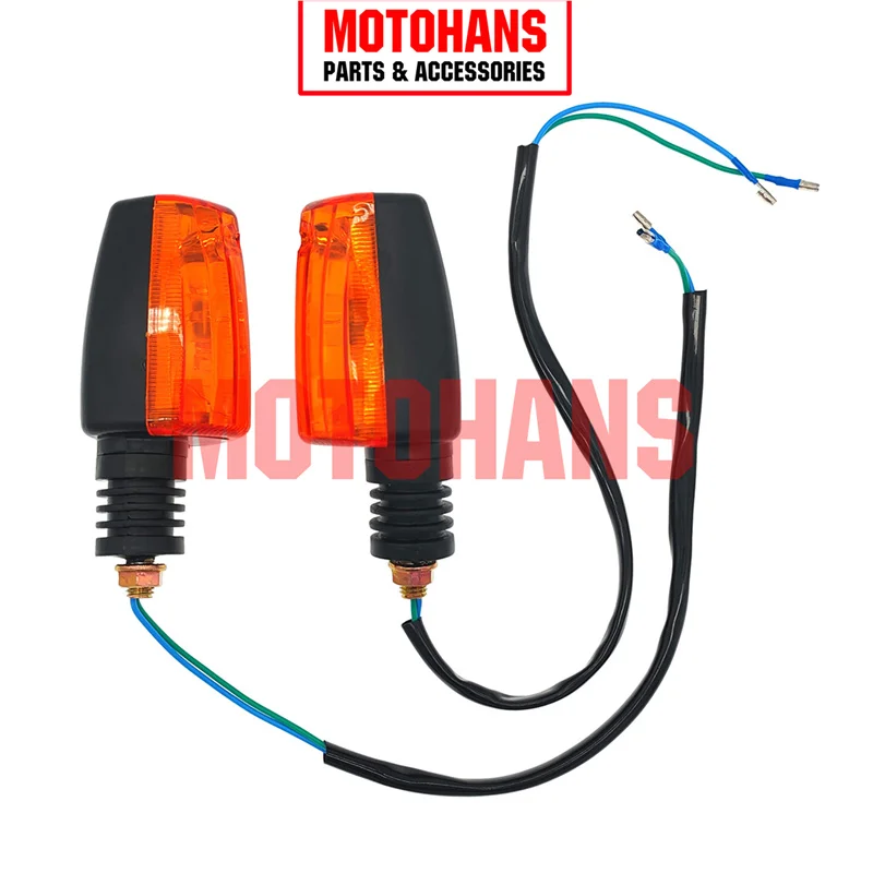 BX14081021 2PC MOTORCYCLE INDICATOR FLASHING LIGHT TURN SIGNAL LIGHT 12V IP68 FOR SUZUKI AX100 RX150 STORM125 YUMBO SPEED125