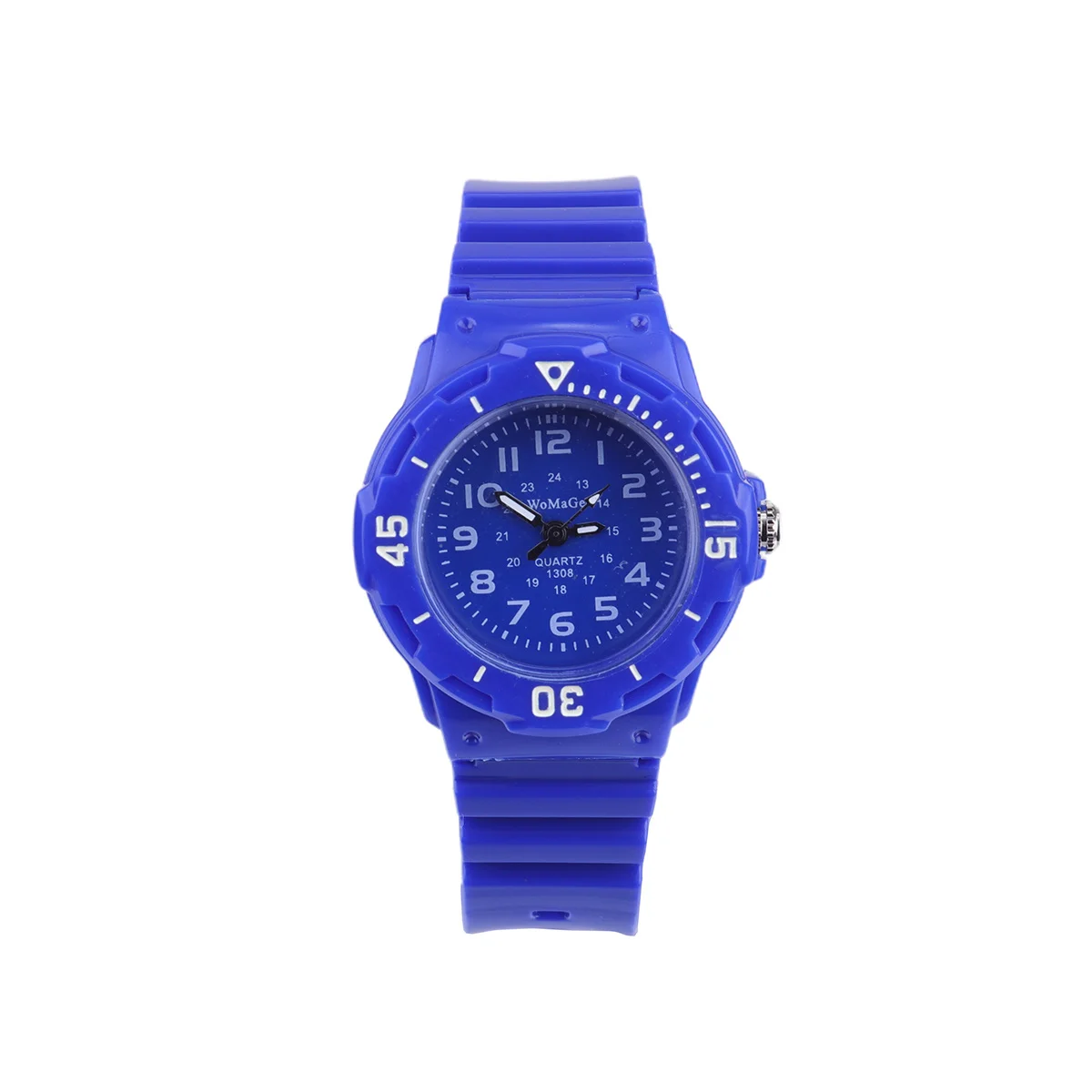 Blue Silicone Quartz Watch Fashion Kids Sports Watches Boys Girls Children Time Reading Children Quartz Watch Sports Watches Boy