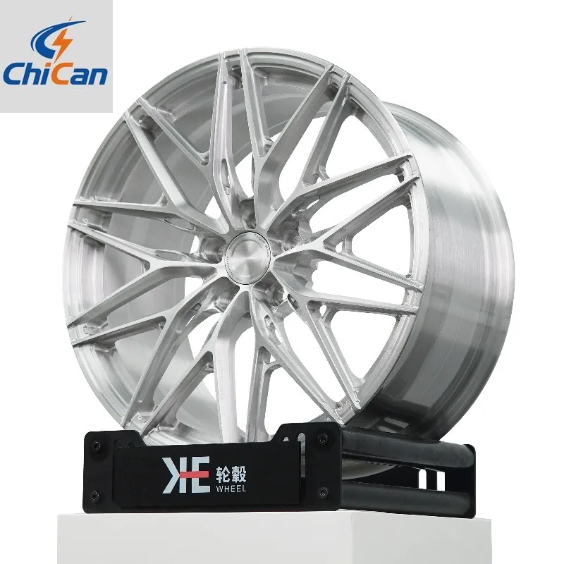 

【2026】Chican Custom Forged 17-24 Inch BRUSHED Silver Forged Aftermarket Alloy Passenger Car Wheel 5*108 5*110 5*112 5*100 5*114.