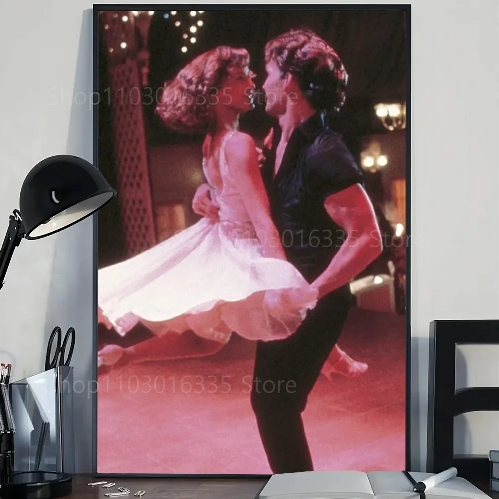 80s Classic Movie D-Dirty Dancing Vintage Film Poster Paper Print Home Living Room Bedroom Entrance Cafe Art Painting Decoration