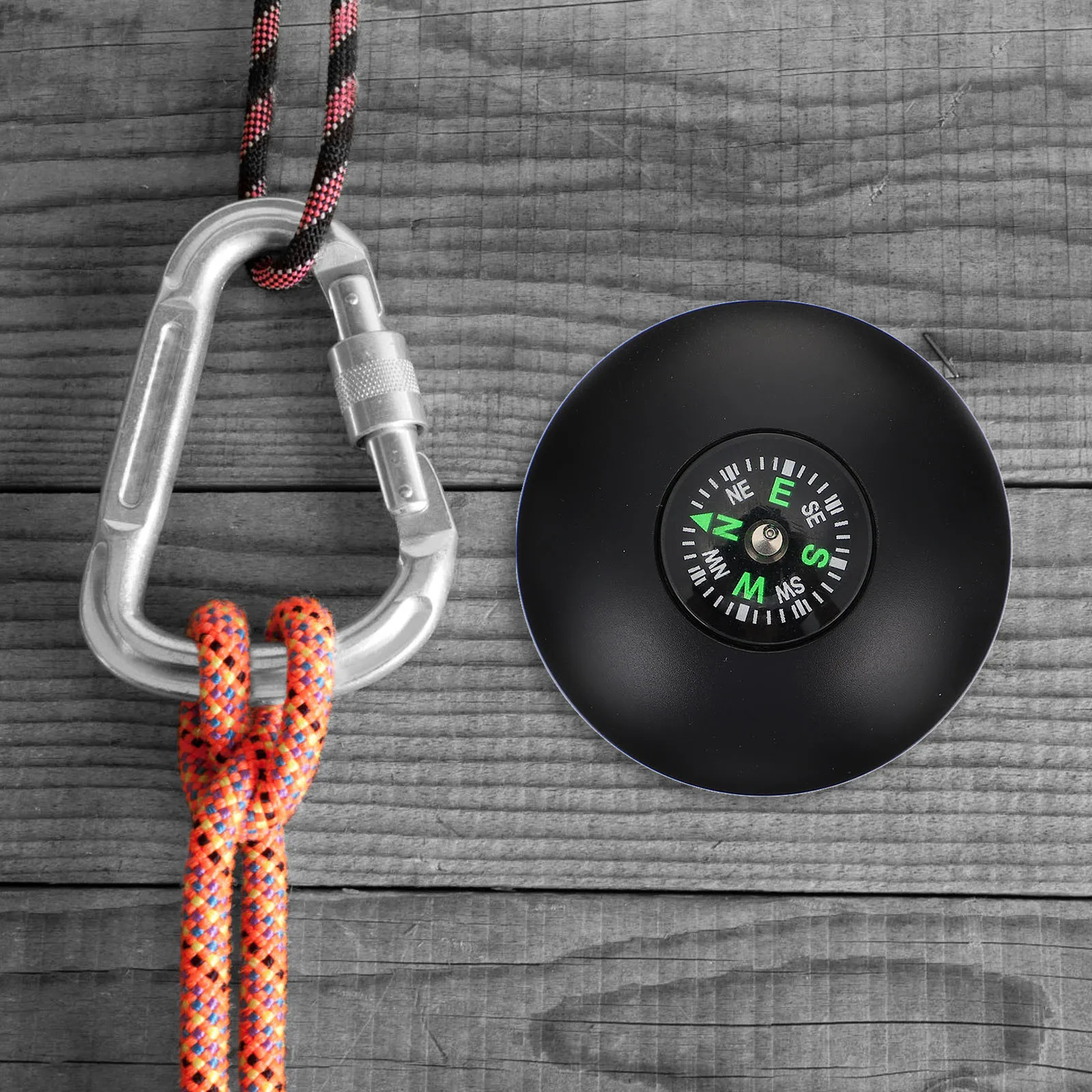 

1Pc Trekking Pole Handle Premium Aluminum Spherical Cover Outdoor Compass Tool Hiking Accessory