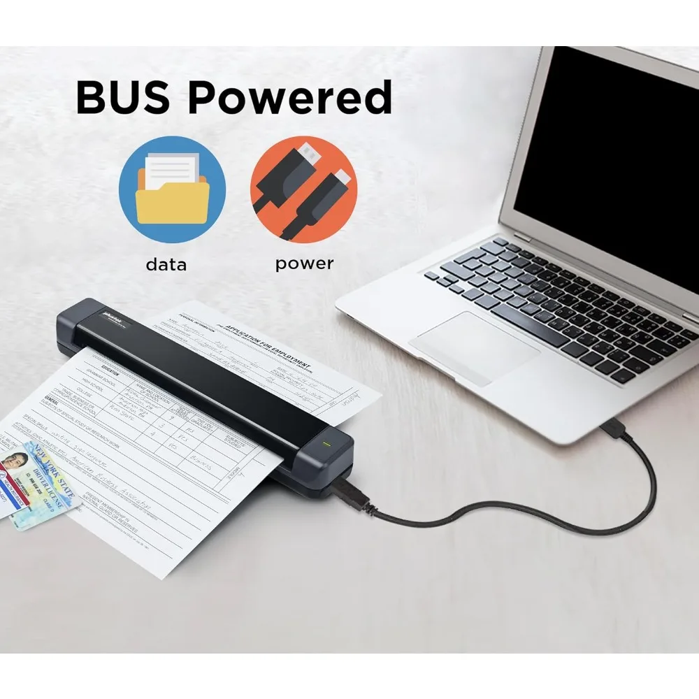 Scanner mobile S410 Plus - Scanner portatile per documenti con fogli - per Windows 7/8/10/11