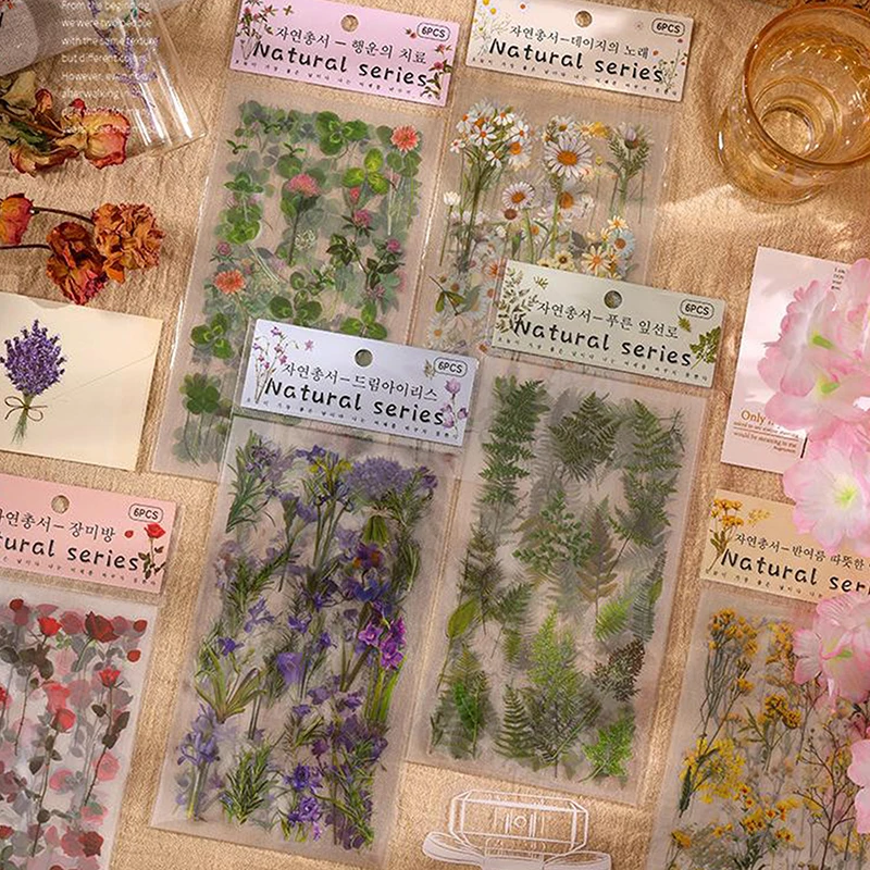 6 шт., декоративные наклейки в стиле «Ретро»