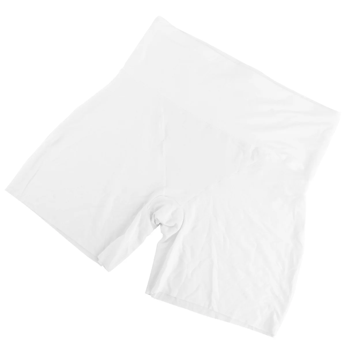 

1Pcs High Waist Stretch Safety Pants Ice Silk Underskirt Shorts Anti-Wind Dress for Female White Xl Underskirt Shorts
