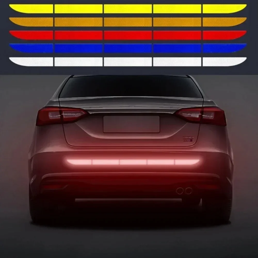 

Waterproof Reflective Warning Tape for Car Trunk and Body - Decal Stickers, Car Accessories