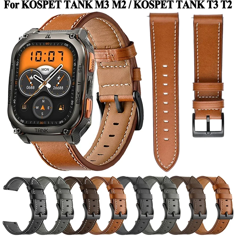 22Mm Leather Watch … - image