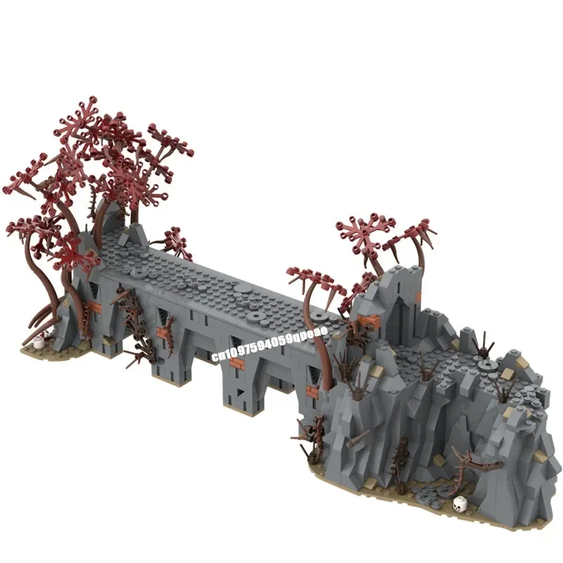 Hot 1094Pcs Famous The Rings Movie Series Moc-209773 Dol Guldur Model Custom Puzzle Diy Creative Ideas Kid Toy Birthday Gifts