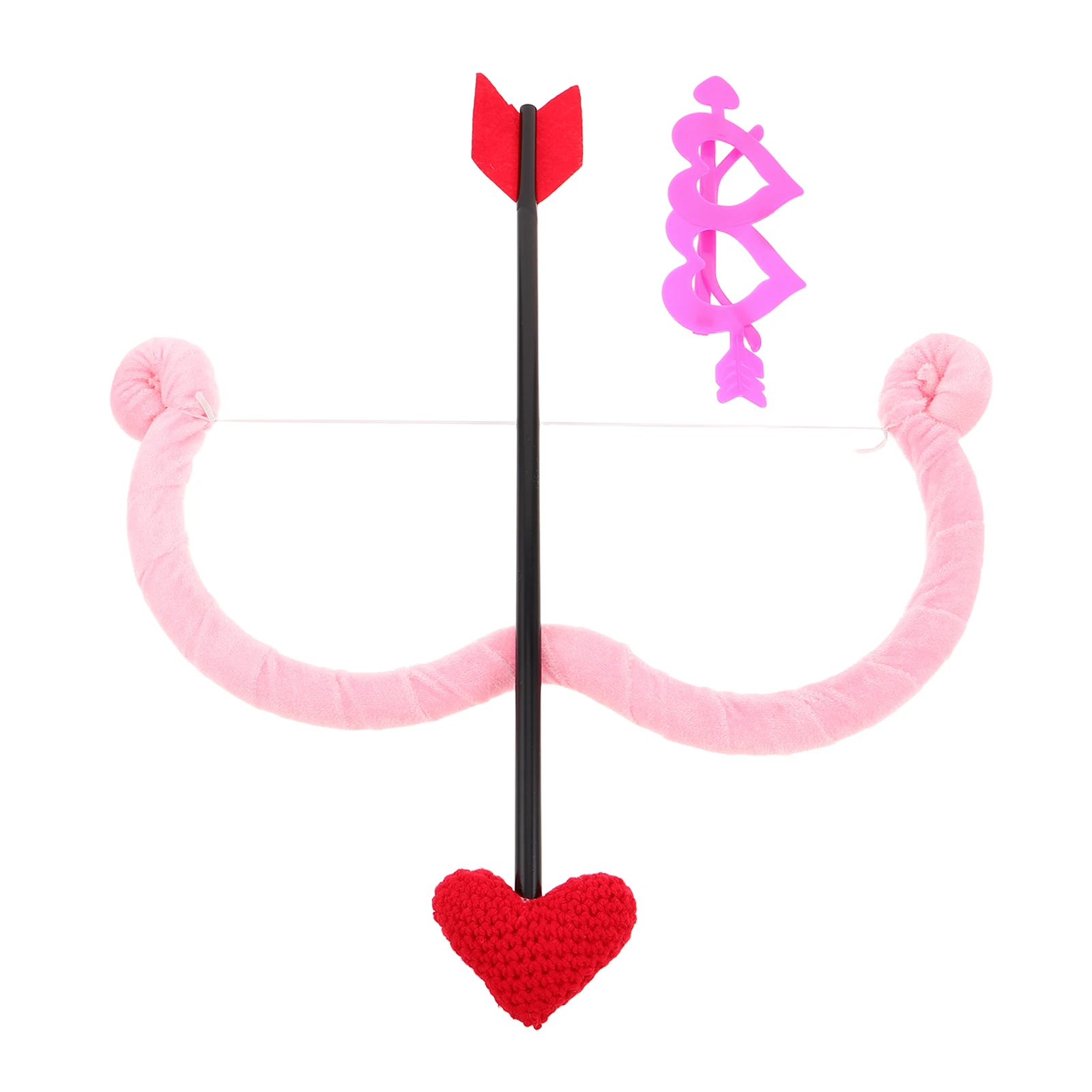 1 Set Valentine'S Day Party Decorations Cupid Costume Props Romantic Photo Booth Accessories For Adults Lightweight Role Play