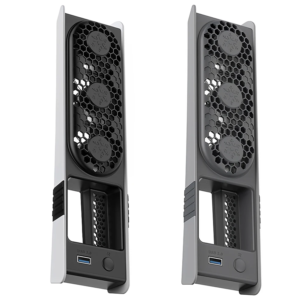 For PS5 Pro/PS5 Slim Cooling Fan Efficient Cooling System Quiet Cooler Fans for Playstation 5 Pro/Slim Disc & Digital Edition