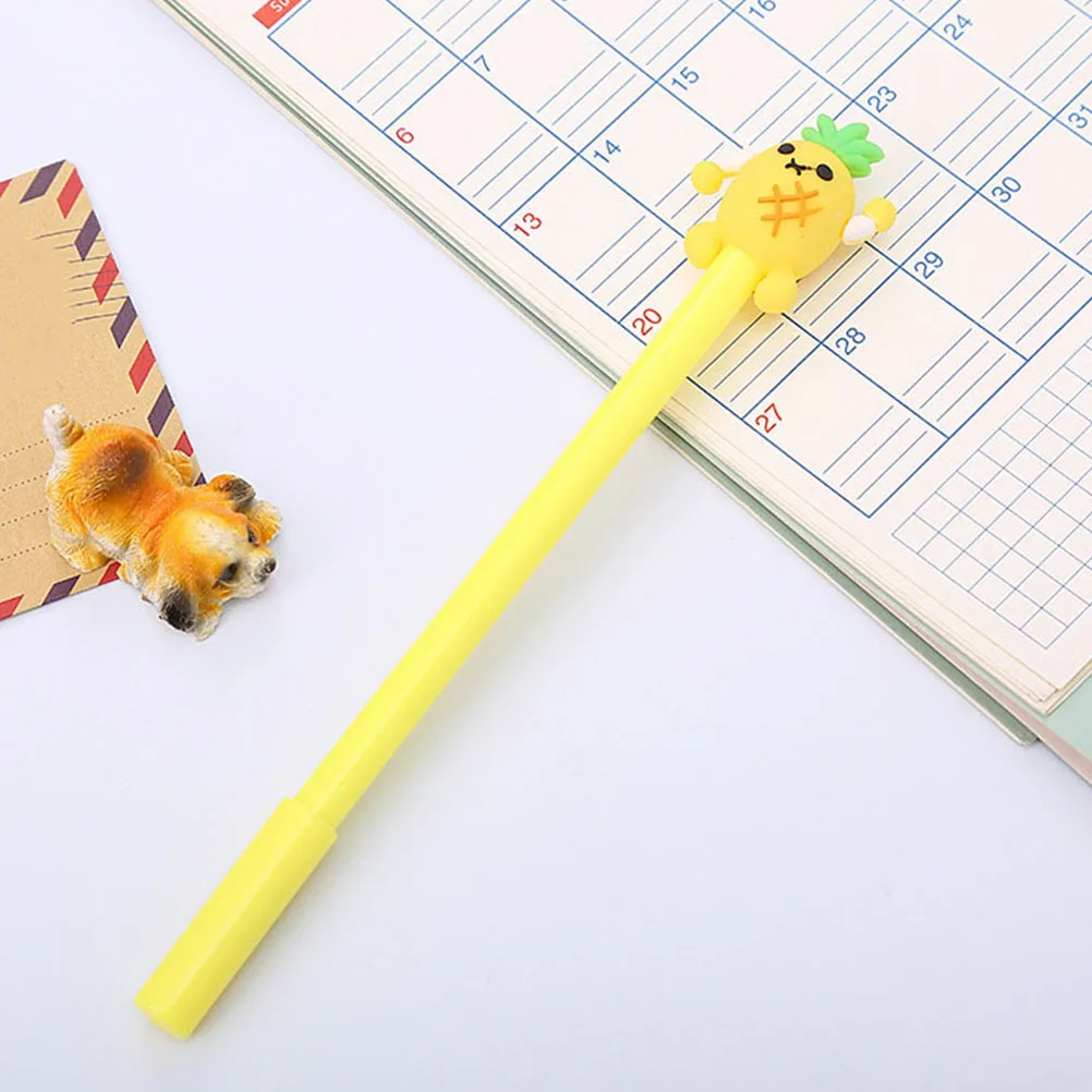 

24pcs Gel Fruity Design Cute Writing For Students Stationery School Supplies Smooth Writing Portable Note Taking Pens