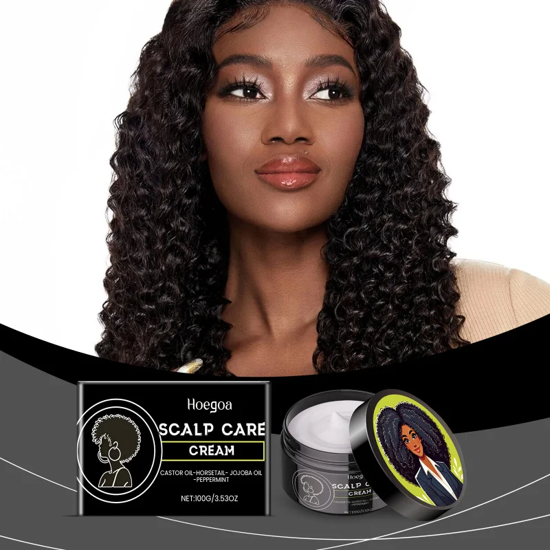 

Ginger Scalp Care Cream - Nourishing Treatment For Dry Damaged Hair - Soothes & Strengthens - Promotes Healthy Hair Growth