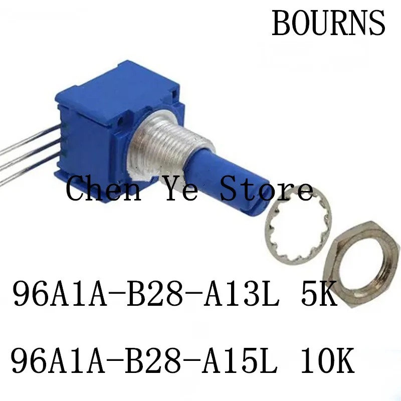 

100% new Original 96A1A-B28-A15L 10K Conductive Plastic Brand Potentiometers Wirewound 96A1A-B28-A13L 5K