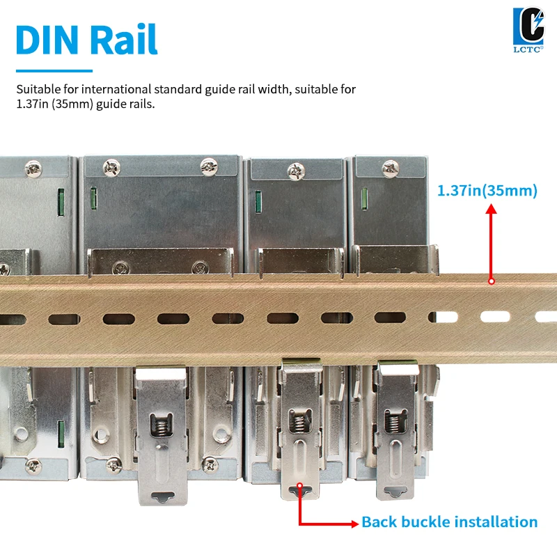 LCTC Switching Power Supply NDR-75W 120W 240W 480W Industrial DIN Rail 12V 24V 48V AC/DC Single Output Power Transformer