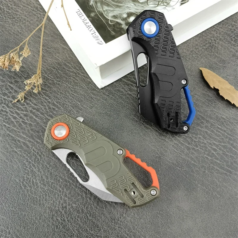 Folding Mini MKM F0332 Pocket Knife 8Cr13Mov Blade Nylon Fiber Handle Camping Outdoor Survival EDC Utility Multi-purpose Tool