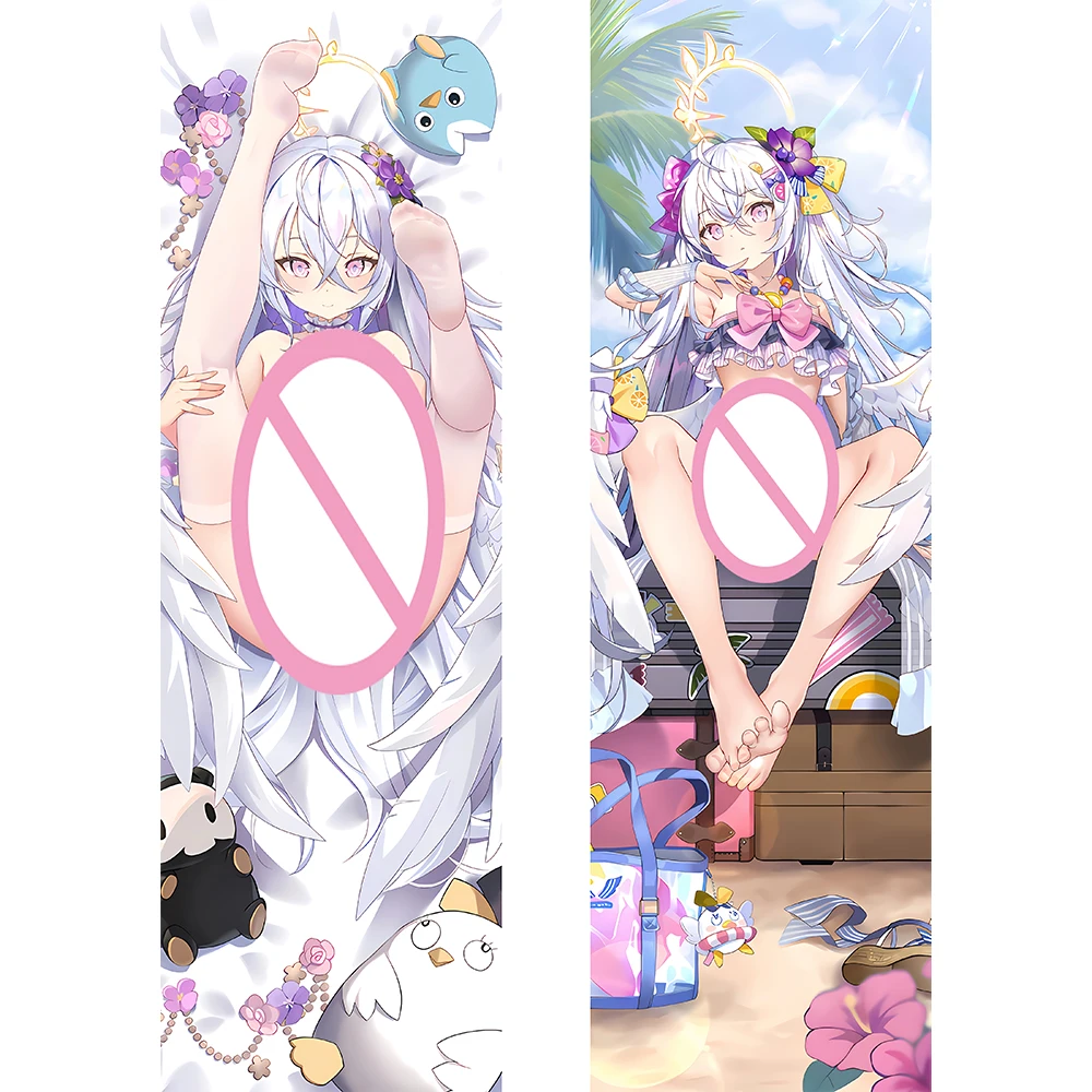 Blue Archive Shirasu Azusa Otaku Anime Dakimakura Pillowcase 2 Sides Printed Kawaii Hugging Body Pillowcase Throw Pillow Cover