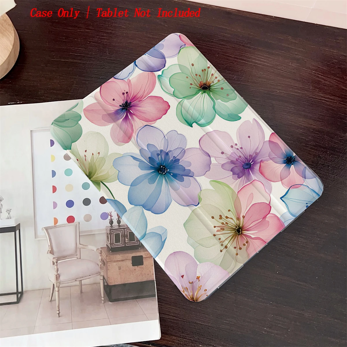 Slim Fit Premium TPU Tablet Cover, Shockproof Durable Lightweight Protective Case for iPad Samsung Huawei Honor Redmi Xiaomi