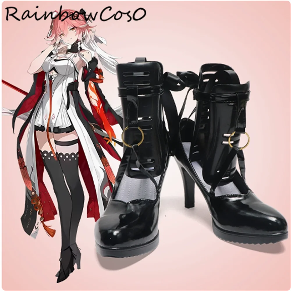 

Changli Wuthering Waves WuWa Cosplay Shoes Boots Game Anime Party Halloween RainbowCos0 W4333