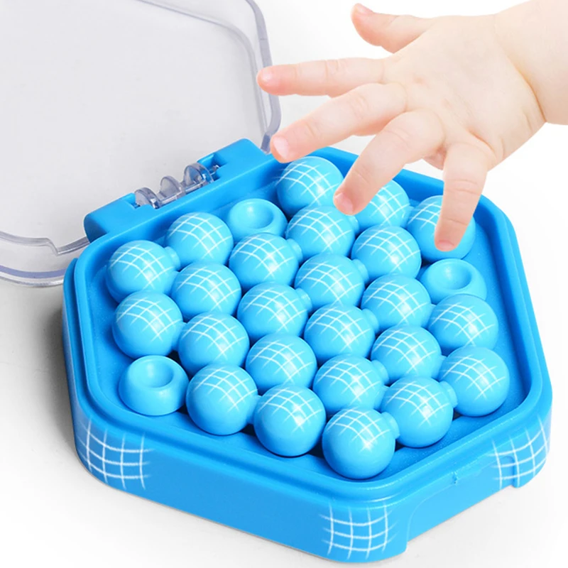 Mini Pocket Montessori Puzzle Toys Beads Game IQ Board Game Children\'s Spatial Logical Thinking Training Kid Education Toys Gift