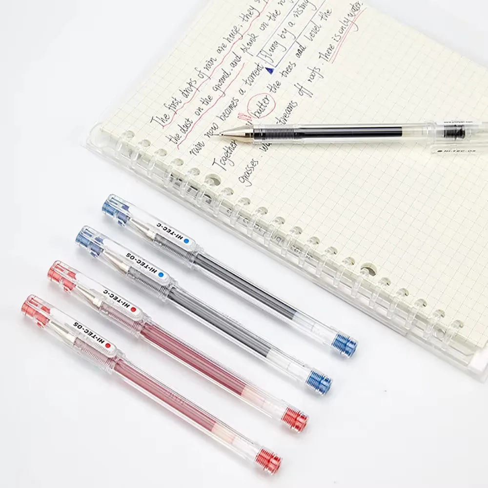 6 Pcs PILOT Gel Pen HI-TEC-C Financial Accounting Special Pens BLLH-20C3/C4/C5 Very Fine 0.25/0.3/0.4/0.5mm Office Supplies