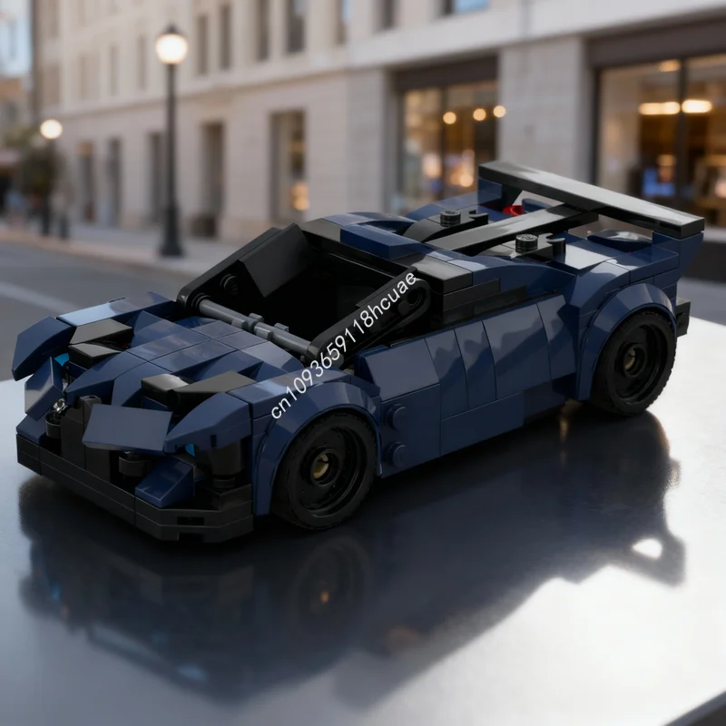 

252pcs MOC FREE BUGATTI Bolide City Champions Model Building Blocks Construction Toy Christmas Gift Idea Education Brick