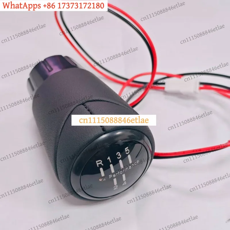 LED Gear Shift Knob Manual Transmission Shifter Head Compatible with BMW E46 E81 E82 E87 E90 E91 E92 E93 E97 Universal Parts