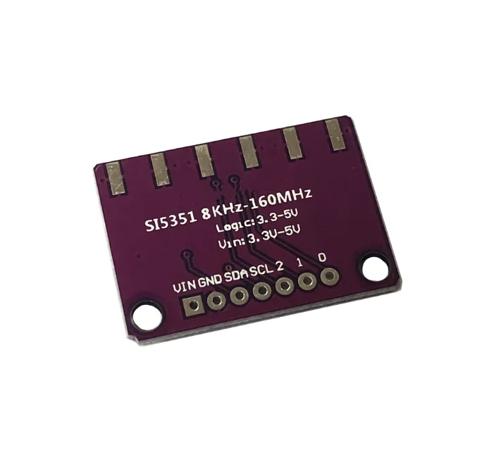 DC 3V-5V 5351 Si5351A Si5351 I2C Clock Generator Breakout Board Module Signal Generator Clock 8KHz-160MHz For Arduino
