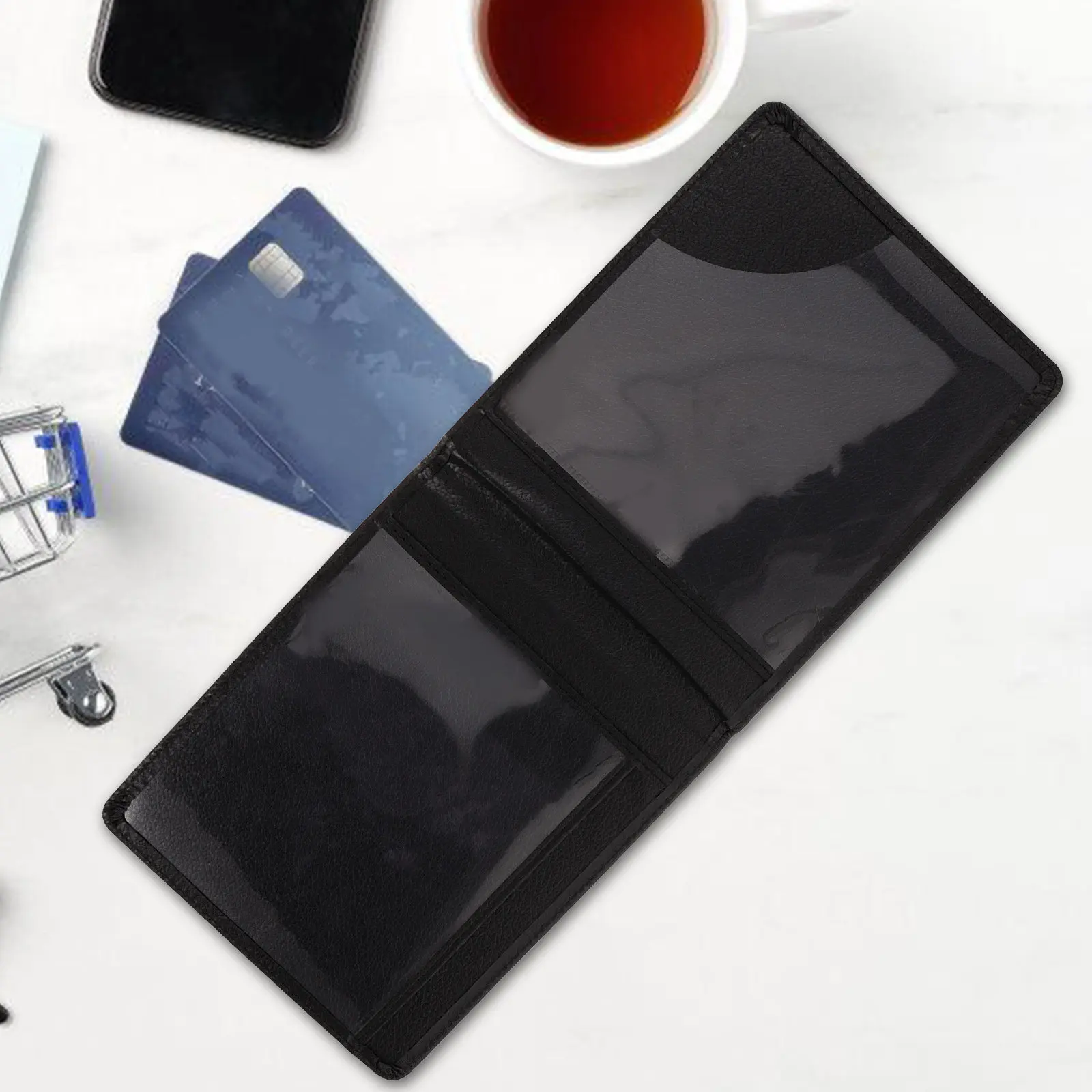 

Disabled Certificate Protector Cover Small Lightweight Oil Proof Scratch Resistant Card Holder Multi Slot Card Organizer