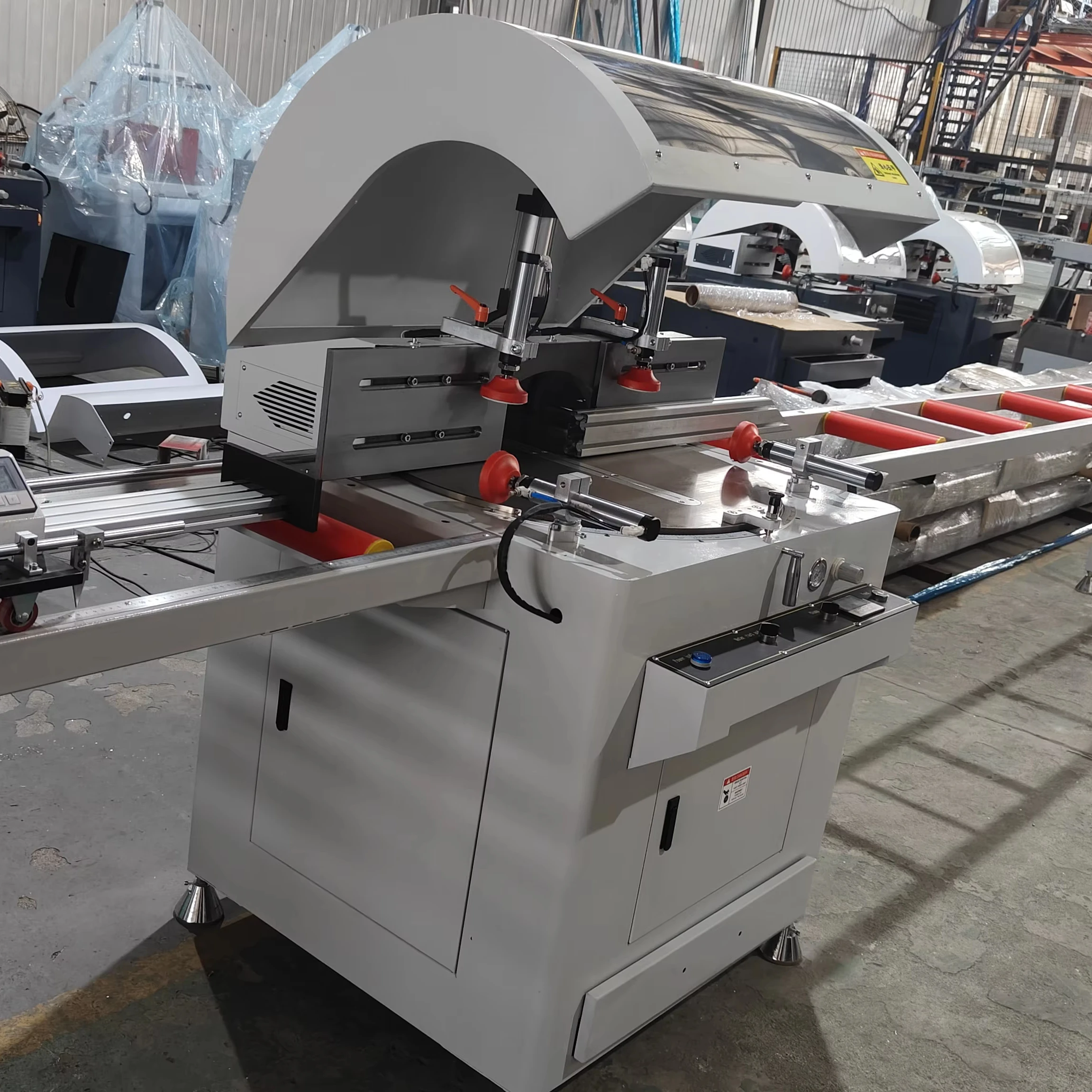 22.5 to 167.5 Degrees 500mm Any Angle Single Head Cutting Saw Machine with Digital Display Big Size Profile Window Door Making