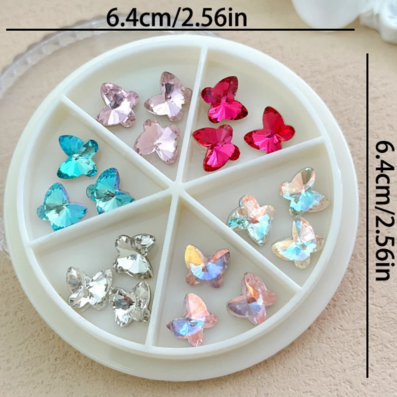 ชิ้นส่วนเล็บประกายระยิบระยับศิลปะพลอยเทียมคริสตัลอัญมณีเครื่องประดับลูกปัดทำเล็บอุปกรณ์ทำเล็บอุปกรณ์ประดับตกแต่งสำหรับมืออาชีพ