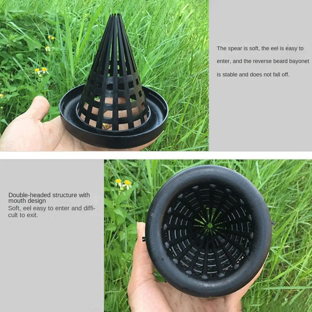 1Pcs Plastic Fishing Cage Cover 7.5/9/11/20/21/30cm Lid Eel Basket Basket Outdoor Tapered Monopterus Albus Loach