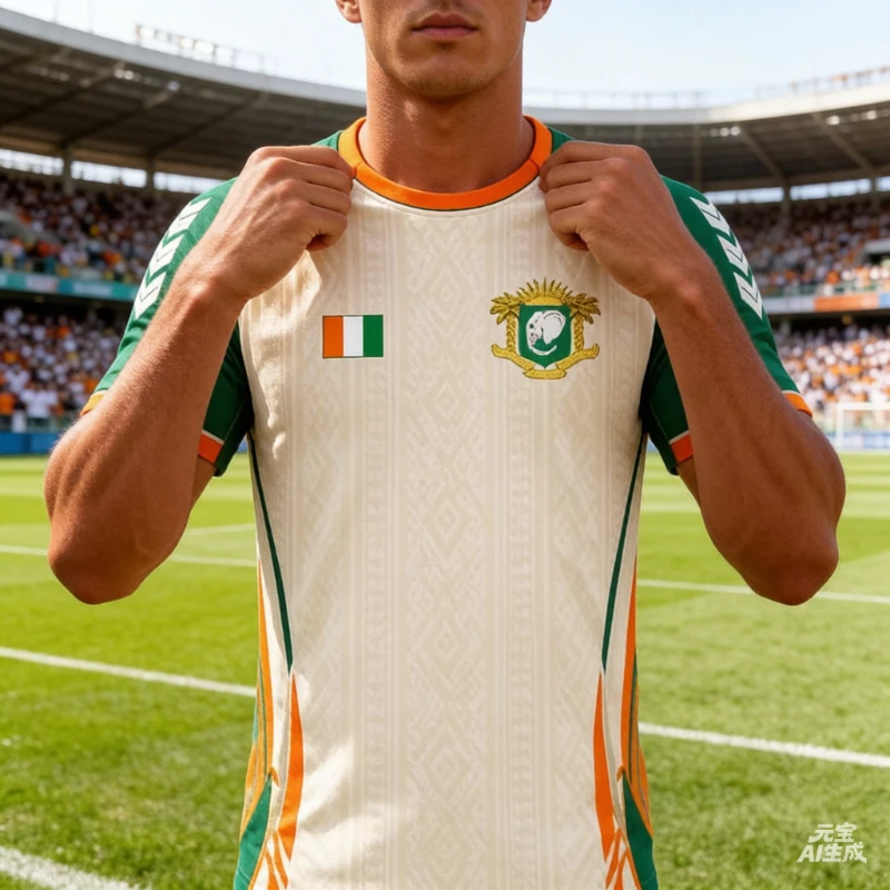 2026 Summer New Family Matching Ivory Coast Football Team 3D Printed Short Sleeve Quick Drying Training Thin T-shirt