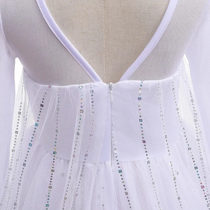 Disney frozen 2 fantasias cosplay para meninas anna & elsa princesa neve rainha vestidos longos festa de halloween carnaval roupas