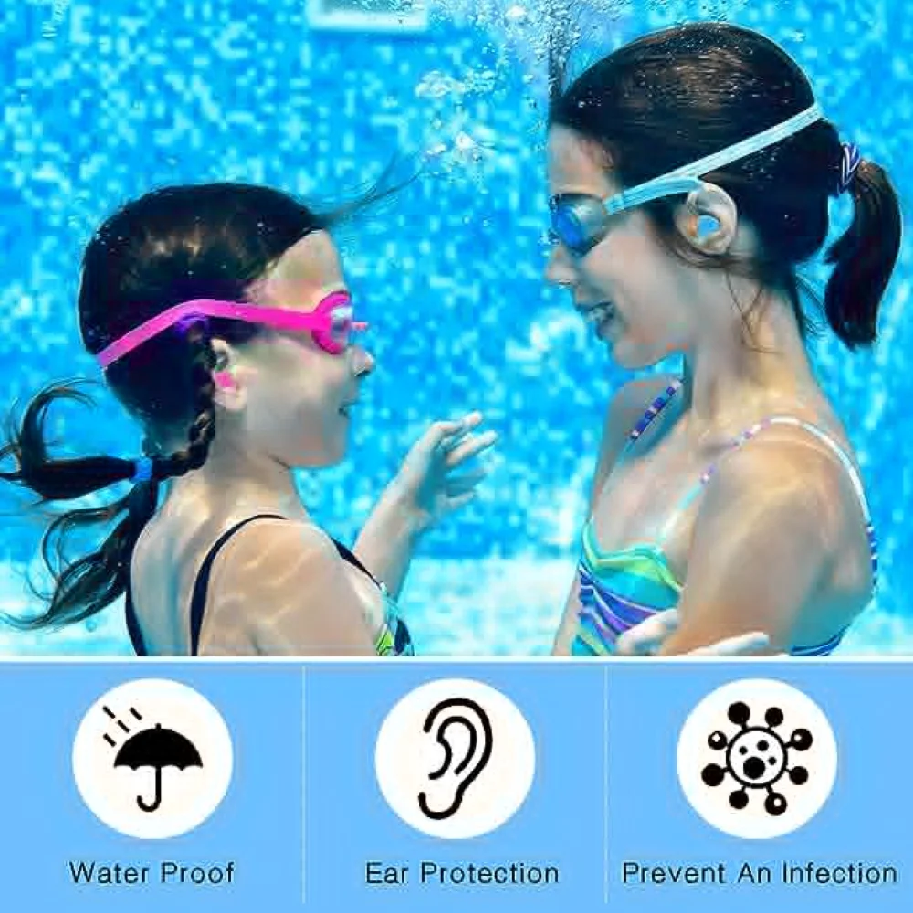 Deformable Silicone Mud Earplugs Waterproof Swimming Ear Plugs Set Surf Diving Swimming Pool Accessories Protect Ears